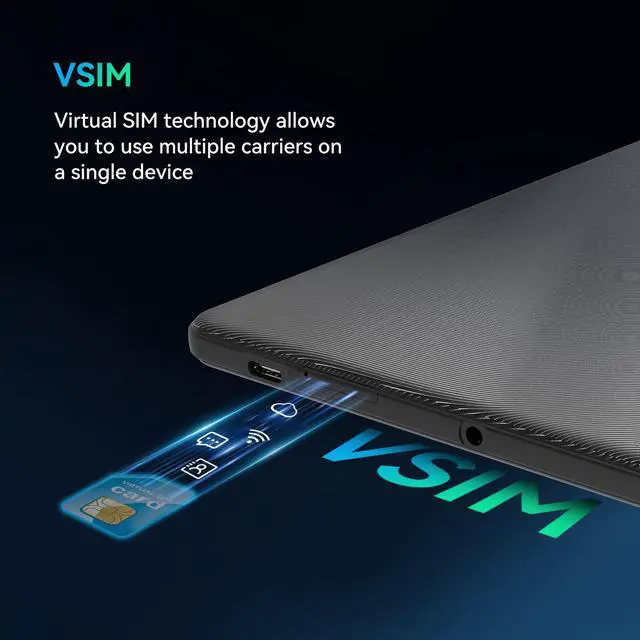 Alt view image 3 of 7 - FOXXD V8 Tablet - 8.25" HD Display, 5MP+8MP AF Cameras, 3GB RAM, 32GB Storage,
MediaTek Quad-Core 2.0GHz CPU, 4000mAh Battery, 4G, USB-C, BT 5.0, Wi-Fi 802.11 b/g/n/ac,MultiBand Network Support -Black