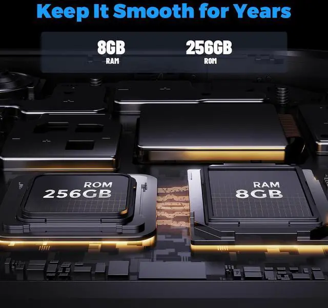 Alt view image 5 of 7 - FOXX G1 Gaming Smartphone Unlocked 4G Cellphone 6.56'' HD Display 120Hz 50MP Camera Android 14 Smartphone 8+256GB 5000mAh Battery Fast Charging Andriod Phone, Unlock Smart Phone, 4G Dual SIM, GPS