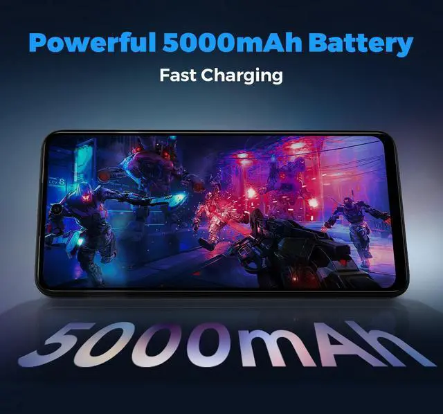 Alt view image 6 of 7 - FOXX G1 Gaming Smartphone Unlocked 4G Cellphone 6.56'' HD Display 120Hz 50MP Camera Android 14 Smartphone 8+256GB 5000mAh Battery Fast Charging Andriod Phone, Unlock Smart Phone, 4G Dual SIM, GPS