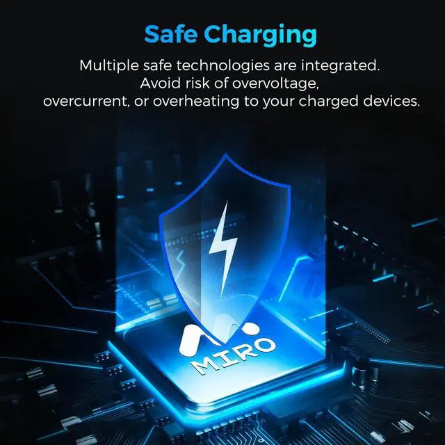 Alt view image 5 of 6 - MIRO D5 GaN PD3.0 3C1A 100W Wall Charger
