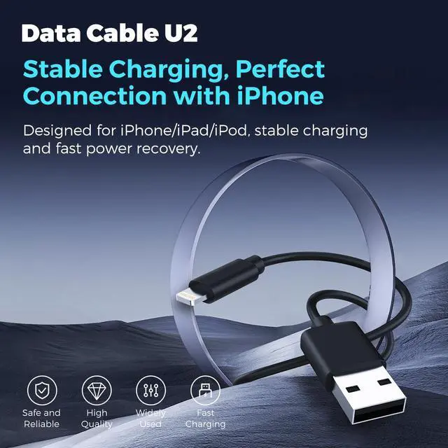 Alt view image 2 of 5 - MIRO U1-U4 Data Cables | Fast Charging for Apple & Type - C Devices | MFi & Smart Chip Protection