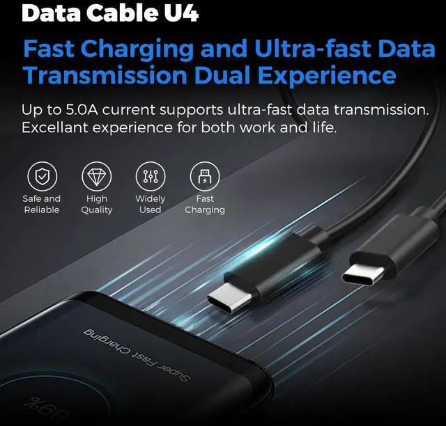 Alt view image 2 of 6 - MIRO U1-U4 Data Cables | Fast Charging for Apple & Type - C Devices | MFi & Smart Chip Protection