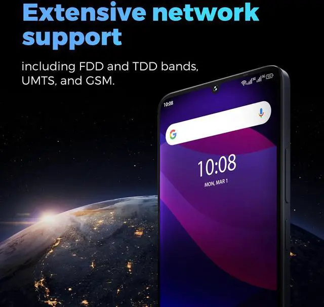 Alt view image 5 of 7 - MIRO C67 Unlocked Smartphone - 6.75" HD+ 90Hz Display, MediaTek Helio G36 8 - Core, 4900mAh Battery