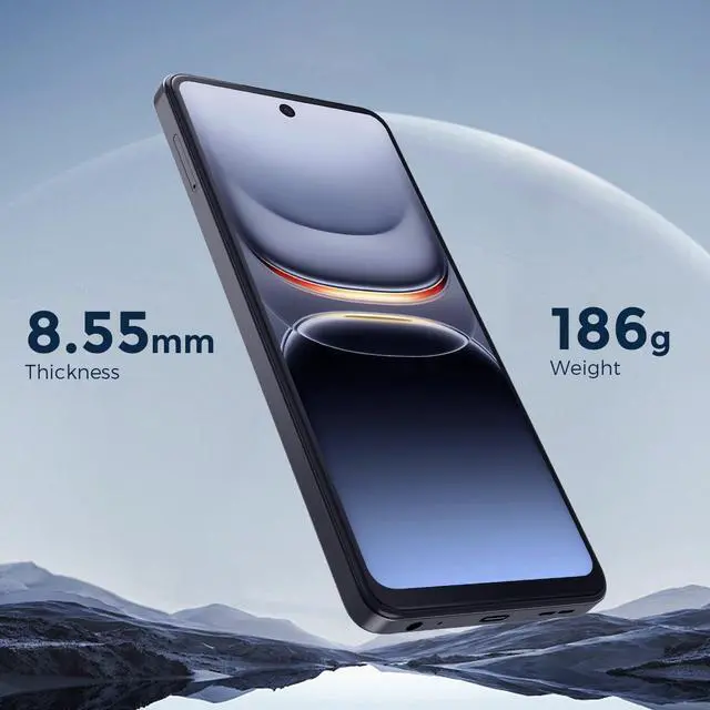 Alt view image 7 of 7 - MIRO C1 Unlocked 4G Cellphone 6.56'' 50MP Camera Android 14 Smartphone 4+128GB 5000mAh Battery Unlock Smart Phone