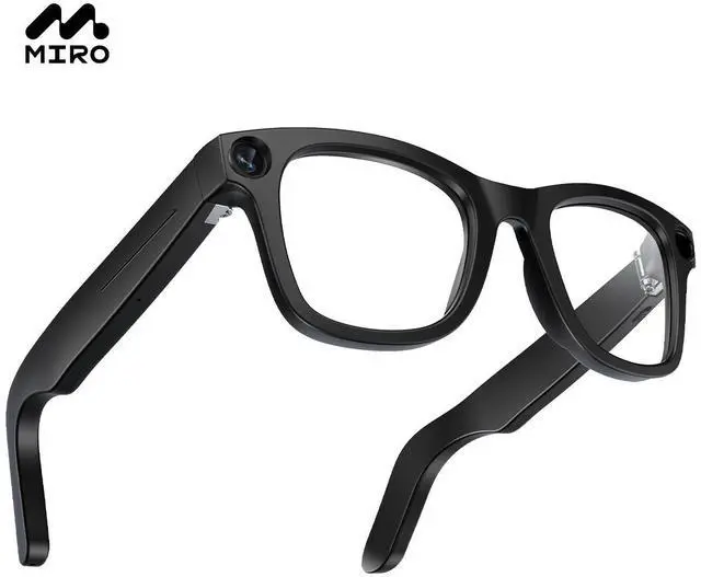 Main image of MIRO iVision6 AI Smart Glasses with ChatGPT Integration - Hands-Free Translation & Camera, 1080P Video Recording, 32GB Memory