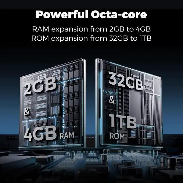 Alt view image 5 of 7 - MIRO A1 Cellphone 5.99'' HD IPS Incell 2.5D Display Octa-core Android 14 Smartphone 2+32GB TF, 3000mAh Battery Andriod Phone, Unlock Smart Phone, 4G Dual SIM, GPS,OTG- Blue