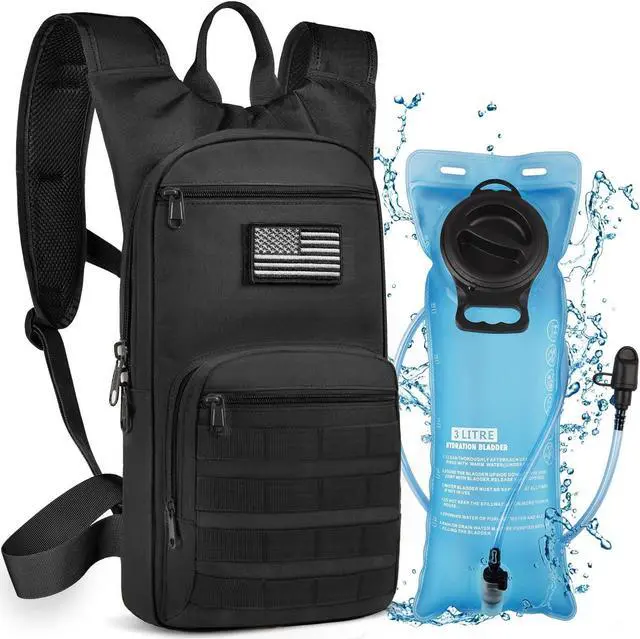 Main image of 3L Hydration Backpack, Water Backpack with TPU Water Bladder, Hydration Pack for Men Women, Perfect Water Backpack for Hiking, Biking, and Hunting