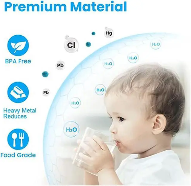 Alt view image 5 of 7 - Brightify 10"x2.5" 5 Micron Carbon Water Filter, Whole House Carbon CTO Water Filter Cartridge Replacement Fits Culligan D-10A, P5-D, DuPont WFPFC8002, SCWH-5, GE FXWTC, Whirlpool WHCF-WHWC, 6 Pack