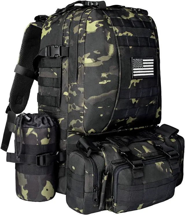 Main image of NOOLA Military Tactical Backpack Molle Bag Army Assault Pack Detachable Rucksack