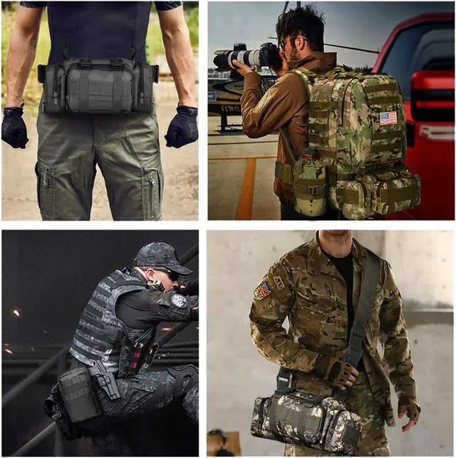 Alt view image 7 of 7 - NOOLA Military Tactical Backpack Molle Bag Army Assault Pack Detachable Rucksack