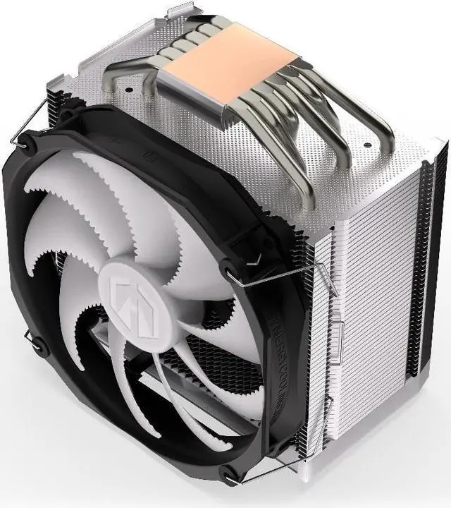 Alt view image 7 of 9 - ENDORFY Fortis 5 ARGB, high performance CPU cooler, 140 mm PWM ARGB Fluctus fan, compatible with AM5, AM4, LGA1700, LGA1200, LGA1150 etc., TDP 220W, EY3A010