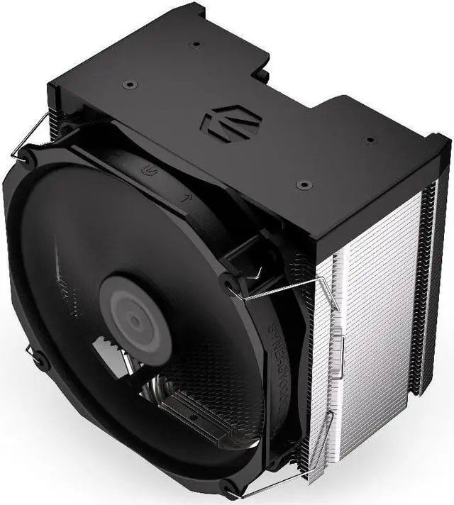 Alt view image 2 of 9 - ENDORFY Fortis 5, high performance CPU cooler, 140 mm PWM Fluctus fan, compatible with AM5, AM4, LGA1700, LGA1200, LGA1150 etc., TDP 220W, EY3A008