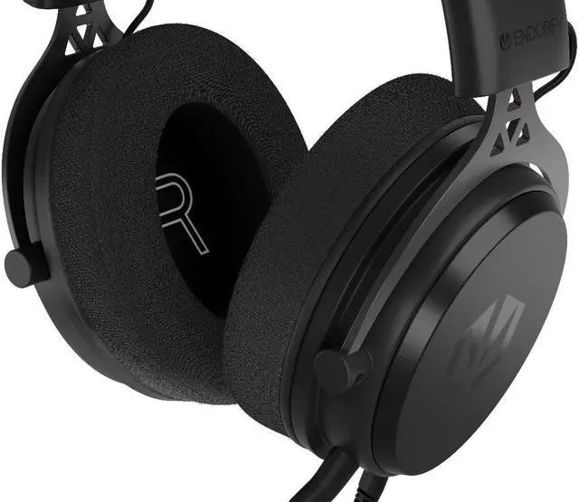 Alt view image 2 of 7 - ENDORFY VIRO, pc gaming headset, headphones with microphone, precise sound with 53 mm driver, detachable microphone, aluminium frame, soft memory foam earpads, EY1A002