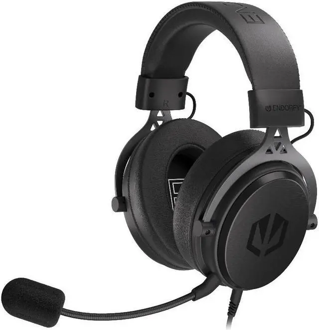 Alt view image 3 of 7 - ENDORFY VIRO, pc gaming headset, headphones with microphone, precise sound with 53 mm driver, detachable microphone, aluminium frame, soft memory foam earpads, EY1A002