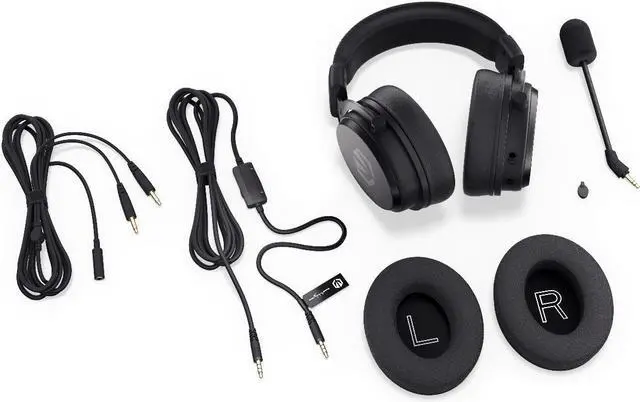 Alt view image 6 of 7 - ENDORFY VIRO, pc gaming headset, headphones with microphone, precise sound with 53 mm driver, detachable microphone, aluminium frame, soft memory foam earpads, EY1A002