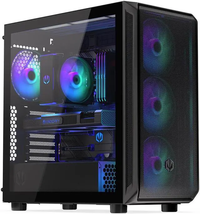Main image of ENDORFY Arx 700 ARGB, ATX PC case, computer case, 4x140mm ARGB PWM fans included, matx case, radiator up to 360mm, Maximum airflow, top and front mesh, EY2A013