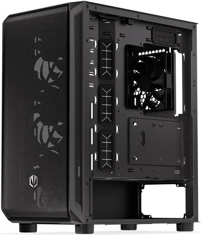 Alt view image 4 of 10 - ENDORFY Arx 500 Air, ATX PC case, computer case, 5x140mm PWM fans included, matx case, up to 360mm, Maximum airflow, top and front mesh, EY2A010