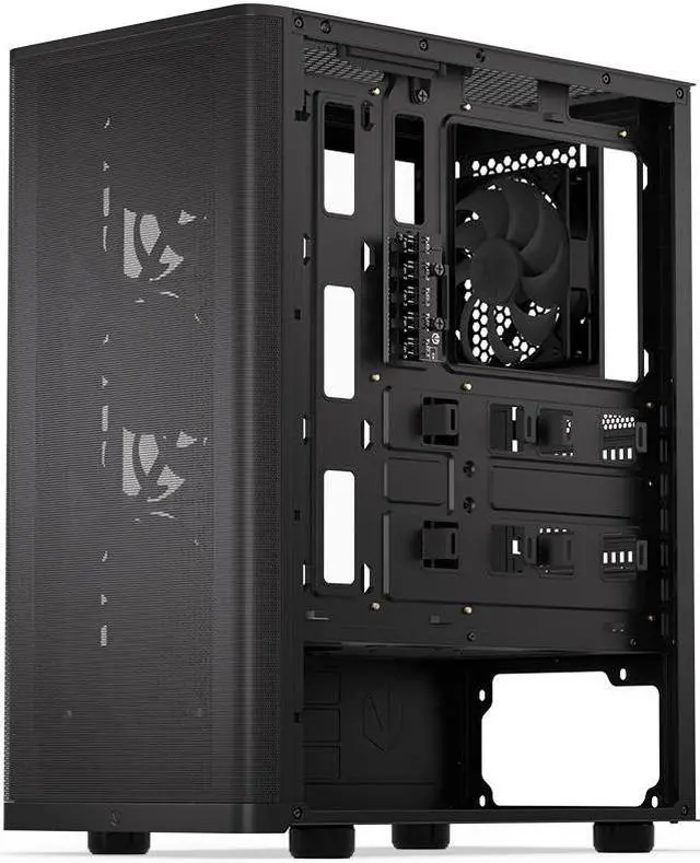 Alt view image 4 of 10 - ENDORFY Ventum 200 ARGB, ATX PC case, computer case, 4x120mm ARGB PWM fans included, matx case, radiator up to 360mm, Tempered glass side, top and front mesh, EY2A014