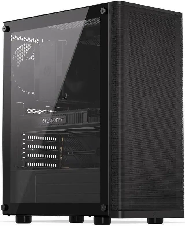 Main image of ENDORFY Ventum 200 Air, ATX PC case, computer case, 4x120mm PWM fans included, matx case, radiator up to 360mm, Tempered glass side, top and front mesh, EY2A002