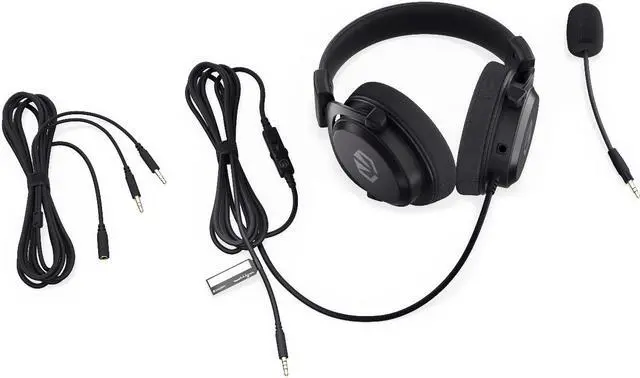 Alt view image 6 of 8 - ENDORFY Viro Infra, over-ear, PC gaming headset with detachable microphone, 50 mm driver, gaming headphones with mic, Soft breathable fabric earpads, EY1A003