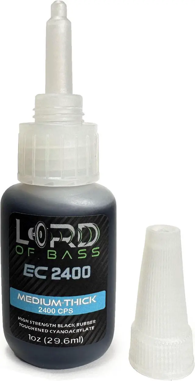 Alt view image 2 of 3 - Premium Grade Cyanoacrylate (CA) Super Glue 1 oz Black Medium-Thick 2400 CPS Viscosity