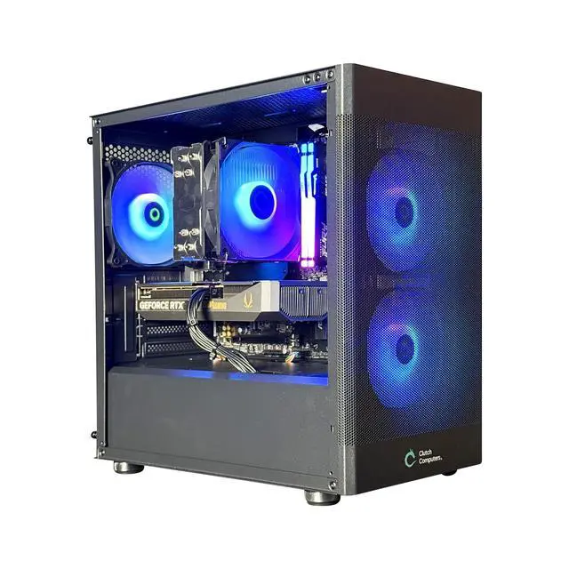 Main image of Clutch Computers Serpent Plus Gaming PC w/ Ryzen 5 5500 / RTX 5060 8GB / 16GB DDR4 / 1TB NVME SSD / 550W Power Supply / W11 Home