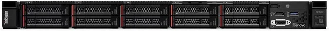 Main image of Lenovo ThinkSystem SR250 Rack Server Bundle with Rail Kit, Windows Server 2019, Intel Xeon E-2136 6-Core 3.3GHz, 128GB DDR4, 8TB SSD, RAID