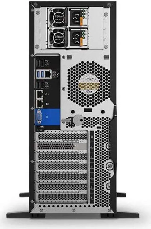 Alt view image 3 of 4 - Lenovo ThinkSystem ST550 Tower Server, 2 x Intel Xeon Silver 4210, 64GB DDR4, 1TB SSD, 12TB HDD, RAID, Matrox G200 Graphics