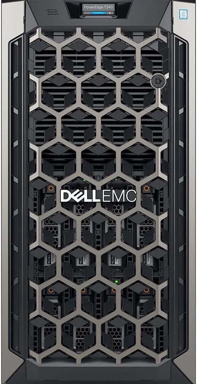 Alt view image 3 of 5 - Dell PowerEdge T340 Tower Server, Intel Xeon E-2124 Quad-Core 3.3GHz 8MB, 32GB DDR4 RAM, 8TB Storage, RAID, iDRAC9, Single PSU (Re-newed)