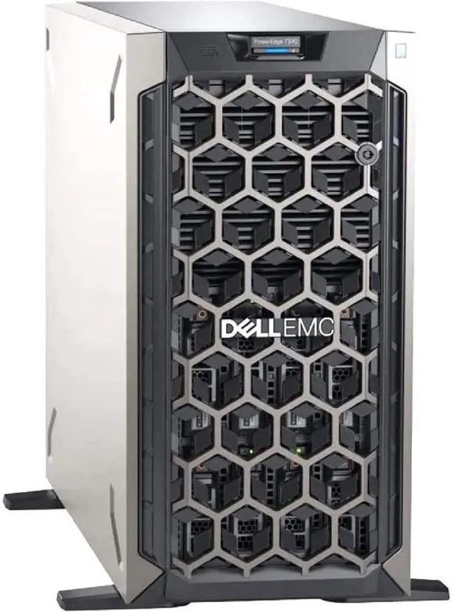 Main image of Dell PowerEdge T340 Tower Server, Intel Xeon E-2124 Quad-Core 3.3GHz 8MB, 32GB DDR4 RAM, 8TB Storage, RAID, iDRAC9, Single PSU