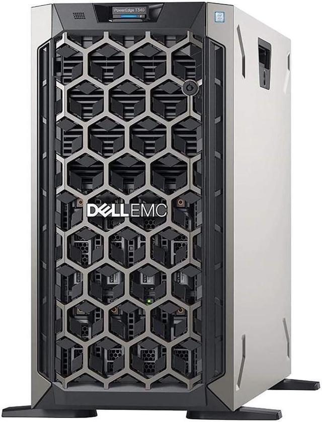 Alt view image 4 of 4 - Dell PowerEdge T340 Tower Server Bundle with 16GB USB Flash Drive, 4 Bay, Intel Xeon E-2124 Quad-Core 3.3GHz 8MB, 64GB DDR4 RAM, 32TB (4 x 8TB) HDD, PERC S140 RAID, Single PSU