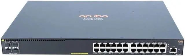Main image of HPE Aruba 2930F 24G PoE+ 4SFP+ - switch - 24 ports - managed - rack-mountable JL255A