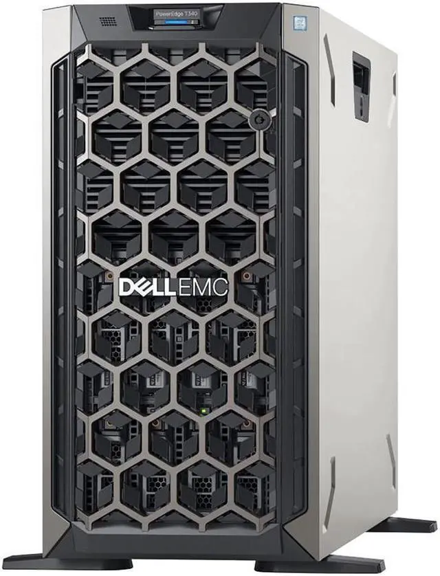 Alt view image 5 of 5 - Dell PowerEdge T340 Tower Server, Windows 2016 Standard, Intel Xeon E-2124 Quad-Core 3.3GHz 8MB, 64GB DDR4 , 16TB SATA 6Gb/s + 2TB SSD (18TB Total), H730 RAID 2GB Cache, Dual PSU