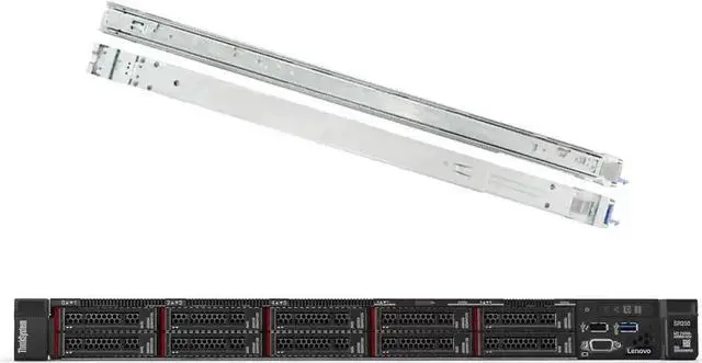 Main image of Lenovo ThinkSystem SR250 Rack Server Bundle with Rail Kit, Windows Server 2019, Intel Xeon E-2136 6-Core 3.3GHz, 128GB DDR4, 8TB SSD, RAID