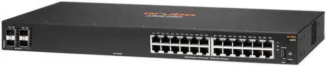 Alt view image 2 of 3 - Aruba 6300M is a managed switch featuring 24 ports, designed for rack-mounting. Its model number is JL658A