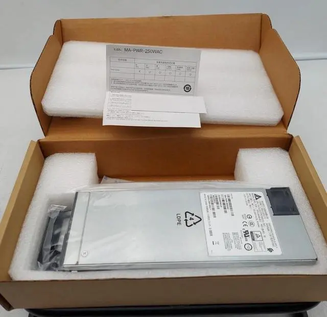 Main image of MA-PWR-250WAC 250W AC Power Supply for Meraki Network Switch, Internal Power Supply Module, New Sealed
