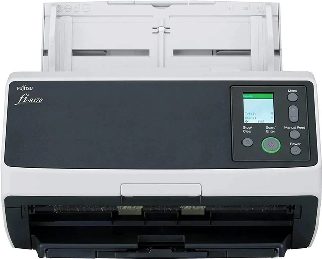Alt view image 5 of 5 - Fujitsu Professional High Speed Large Format ADF/Manual Color Duplex Document Scanner FI8170 Up to 70 double sided- Network Enabled
