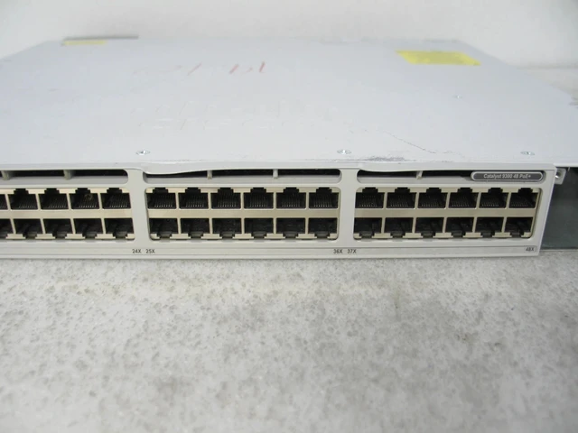 Alt view image 4 of 5 - C9300-48P-E Catalyst 9300 48-Port Gigabit PoE+ Managed Network Essentials Switch