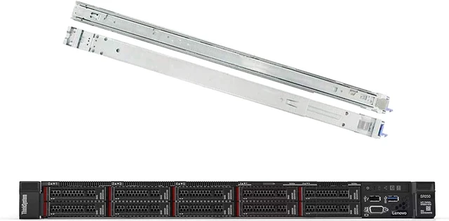 Main image of Lenovo ThinkSystem SR250 Rack Server Bundle with Rail Kit, Windows Server 2019, Intel Xeon E-2136 6-Core 3.3GHz, 32GB DDR4, 16TB HDD, RAID