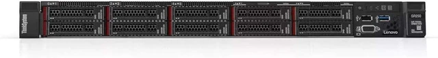 Alt view image 2 of 3 - Lenovo ThinkSystem SR250 Rack Server Bundle with Rail Kit, Windows Server 2019, Intel Xeon E-2136 6-Core 3.3GHz, 32GB DDR4, 16TB HDD, RAID