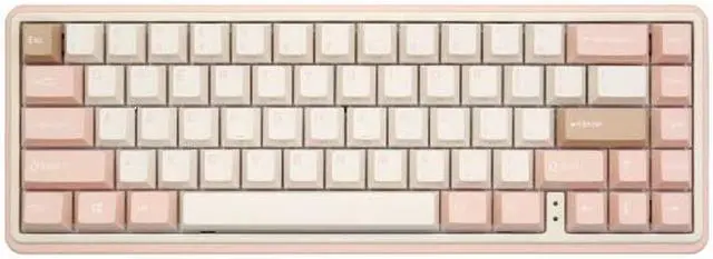 Main image of Varmilo Minilo VXT 67 Key Mechanical Keyboard Three Mode Wired Bluetooth 2.4G Wireless Gaming Keyboard Hot Swap RGB Graptopetalum Mirinae Cherry MX RGB Red