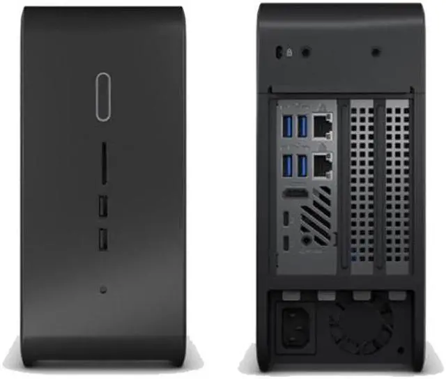 Alt view image 2 of 5 - Intel Quartz Canyon NUC9V7QNX Core i7-9850H 6-Core 12 Thread Mini PC