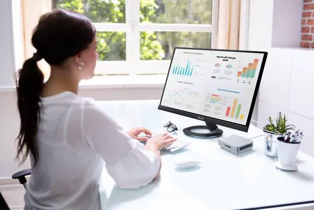 Alt view image 4 of 6 - NUC14 Pro+Mini Mini Host High Performance Commercial AI Office Desktop Computer Core Ultra7-155H Silver Edition