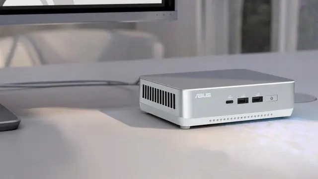 Alt view image 4 of 13 - NUC14 Pro+Mini Mini Host High Performance Commercial AI Office Desktop Computer Core Ultra9-185H Silver Edition