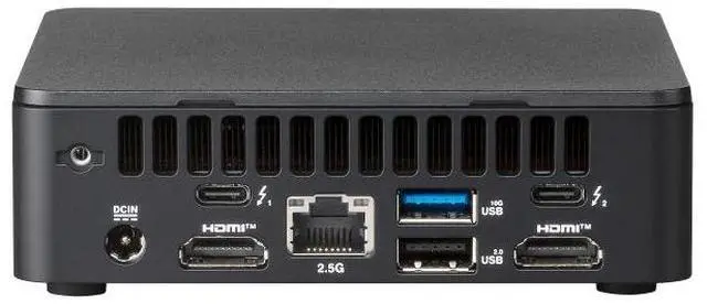Alt view image 3 of 6 - Intel NUC13 Pro Kit Mini PC Intel Core i7-1370P DDR4-3200 Wi-Fi 6E Bluetooth 5.3 NUC13L5KV7