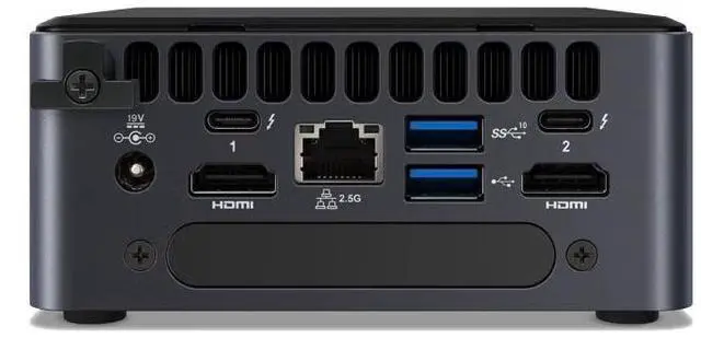 Alt view image 3 of 4 - Intel NUC 11 Pro NUC11TNHi70002 Tiger Canyon Home & Business Mini PC Mini Desktop 11th Gen Intel® Core i7-1165G7 Processor Upto 4.7 GHz Turbo,4 Cores,8 Threads,12 MB L3 Cache /32G RAM /1T