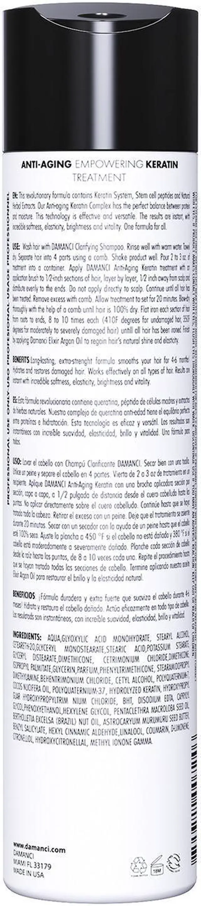 Alt view image 2 of 2 - DAMANCI Empowering Keratin Treatment