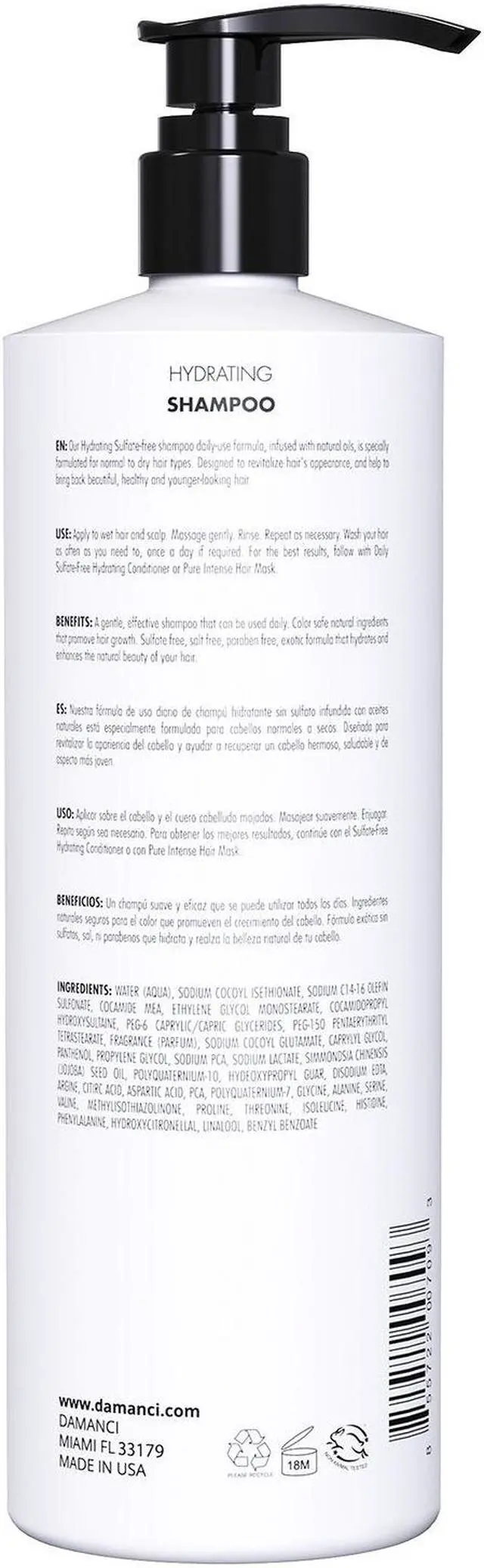 Alt view image 2 of 6 - DAMANCI Hydrating Shampoo