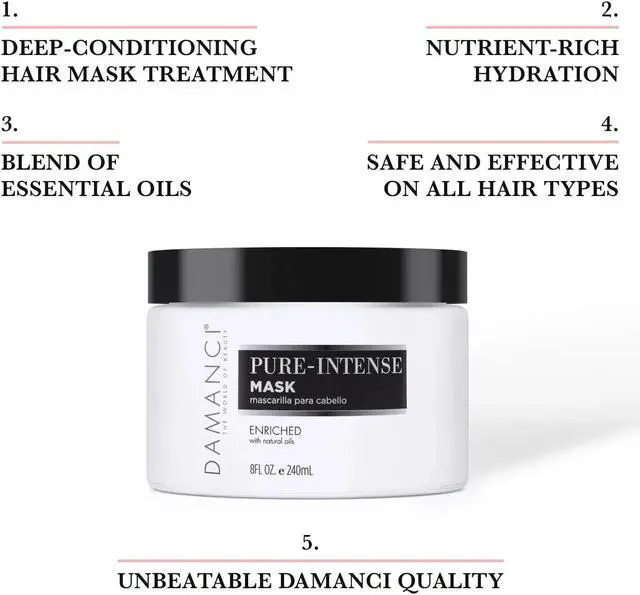 Alt view image 5 of 6 - DAMANCI Pure Intense Hair Mask (8 Oz).