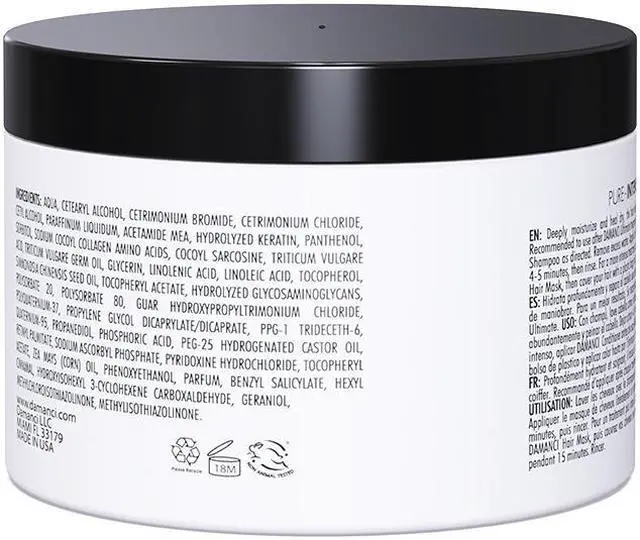 Alt view image 2 of 6 - DAMANCI Pure Intense Hair Mask (8 Oz).